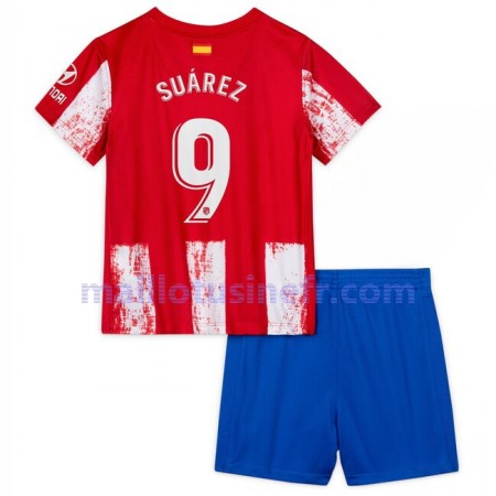 Maillot de Foot Atlético Madrid Luis Suarez 9 Domicile 2021-22 - Enfant Maillot de Foot Atlético Madrid Luis Suarez 9 Domicile 2021-22 - Enfant